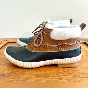 JBU by Jambu Womens MARIA Warm Faux Fur Ankle Boots Size 7.5